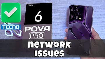 Tecno Pova 6 Pro Network Problem || How to solve network issues || Network not working