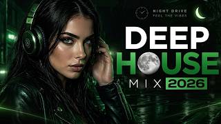 Moonlit Escape [2026] 🌙 | English Deep House, Vocal House, Nu Disco & Chillout | Relaxing Beats