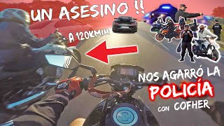 Observaciones Diarias EN MOTO Argentina 🔥 ¡Casi NOS TIRAN a 120km/h 😠 PÖLICÍA  Motoblog