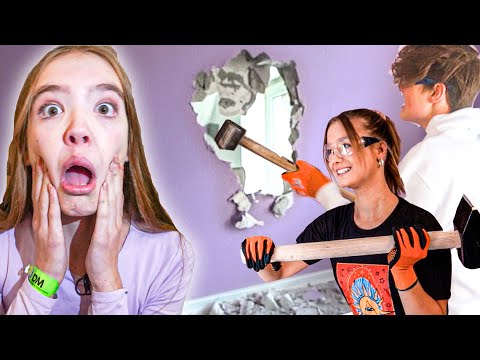 LOCH in Leas WAND HAUEN Prank mit Julia Beautx!