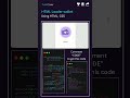 Modern Wallet UI Design 💳 | HTML &amp; CSS Only | Responsive Web UI Animation #coding #webdesign #python