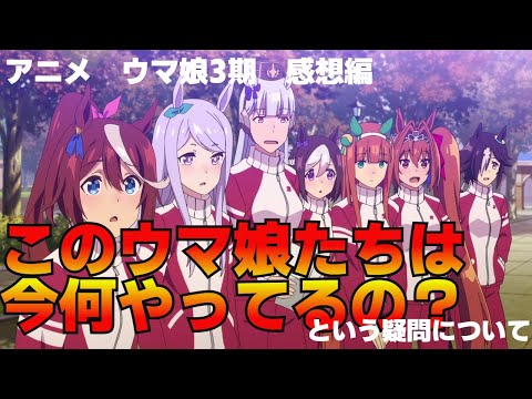 アニメ プリティーダービーSeason3ウマ娘3期　感想編　引退している他の連中は何をしているのか？