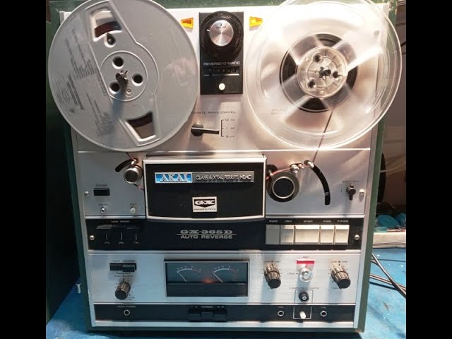 AKAI GX-265D Reel Tape Recorder Demo 