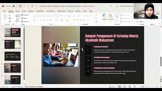 PENGARUH AI DALAM POLA BELAJAR MAHASISWA . NAMA : DINAH MAKHROZA SILALAHI . NIM : 0701213060