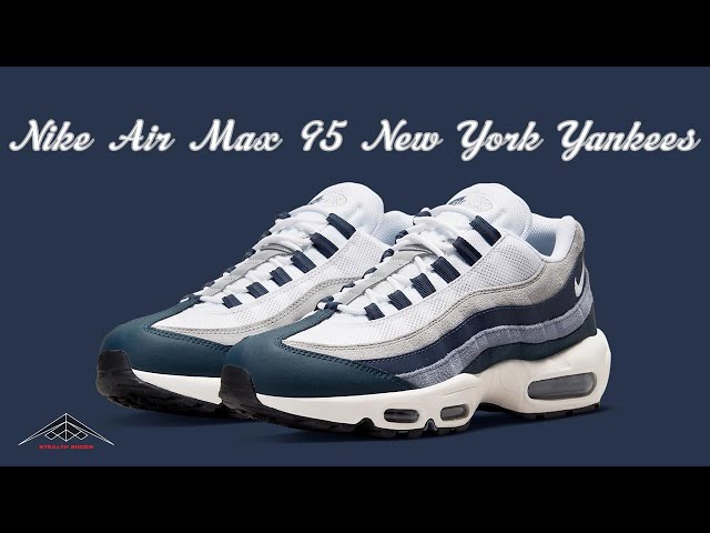 2021 New York Yankees Nike Air Max 95 Colorway Shoes