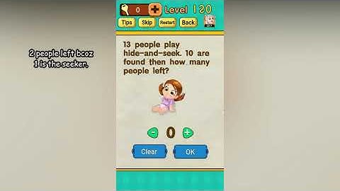 Mr Brain Level 120 13 people play hide-and-seek