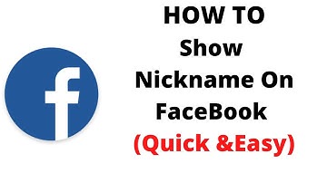 how to show only nickname on facebook,How to have your nickname display as your main name