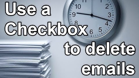 Dynamics 365 2MT Episode 61: Using a checkbox to mark emails to be deleted