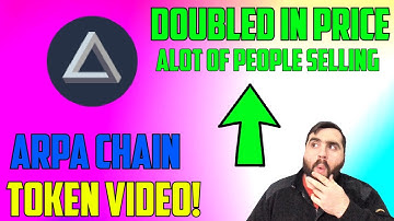 ARPA Chain Crypto Doubled in price today! Quick Update for you guys!