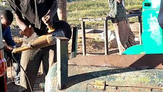 Making a corn shelling machine part 1