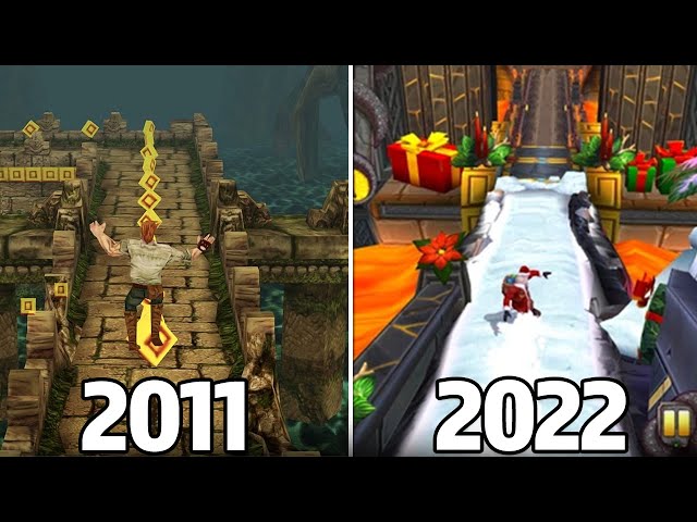 Evolution of Temple Run Games 2011 - 2022 