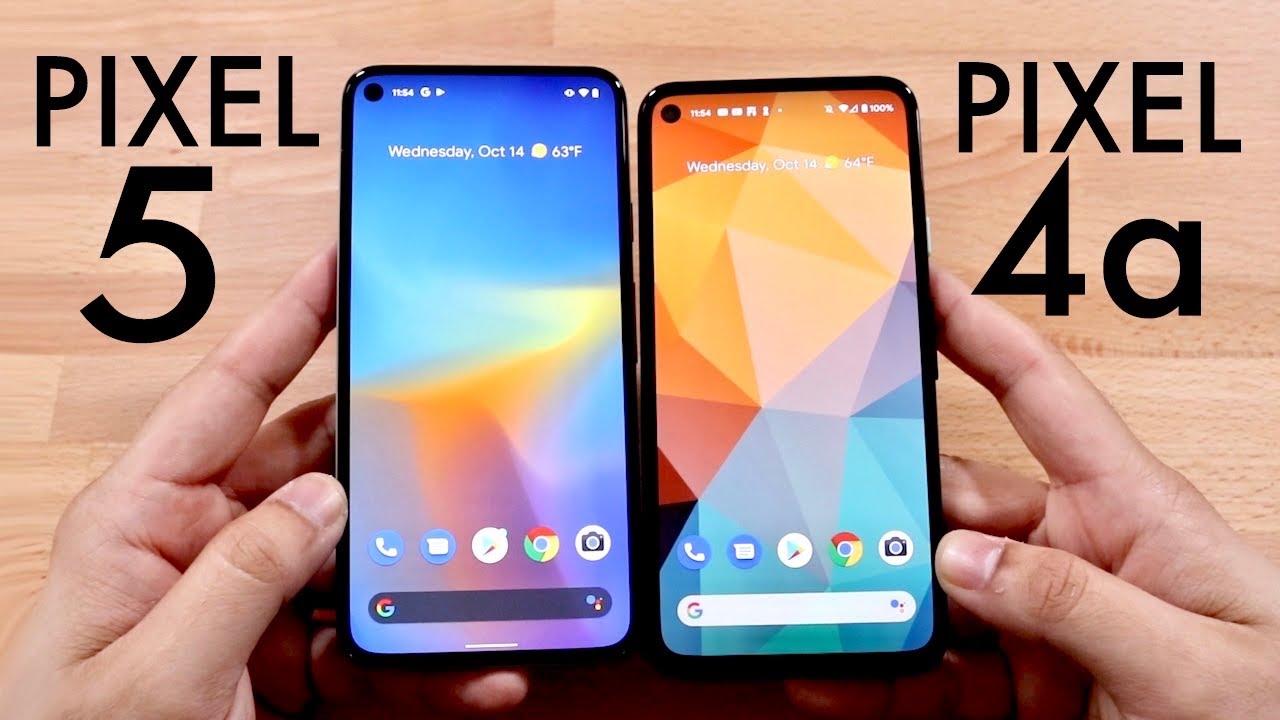 Google Pixel 5 Vs Google Pixel 4a! (Comparison) (Review) - YouTube