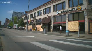 Minneapolis leaders speak about overnight violence and businesses assess the damage