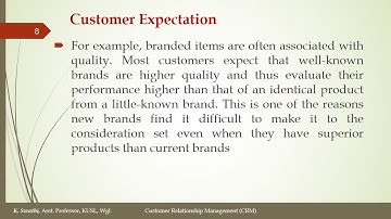 Customer Relationship Management (CRM) Concepts  by K. Swathi