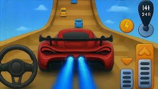 Mega Ramp Car Racing Master Simulator | GT Car Stunts - Impossible Ramp Racing 3D Gameplay P-21 screenshot 4