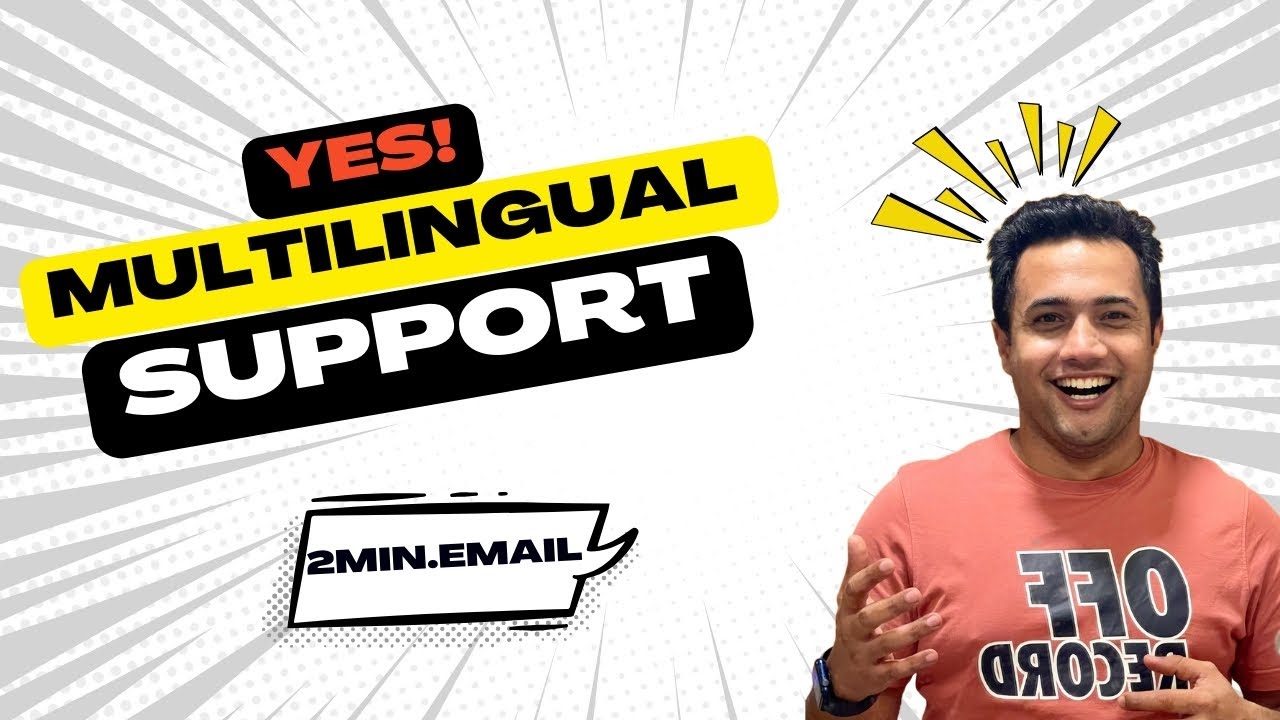 Multilingual Support Features 2min email - YouTube