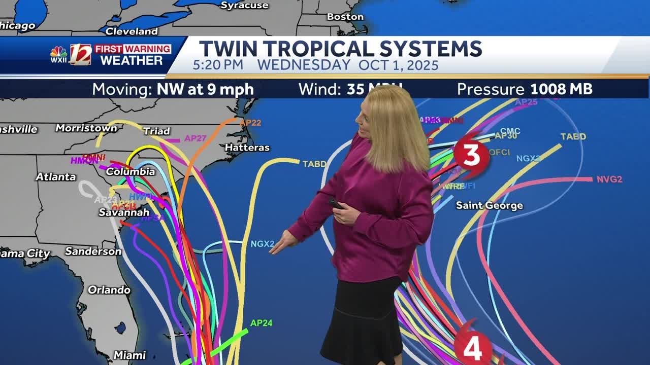 Severe Storms and Developing Tropical System - YouTube