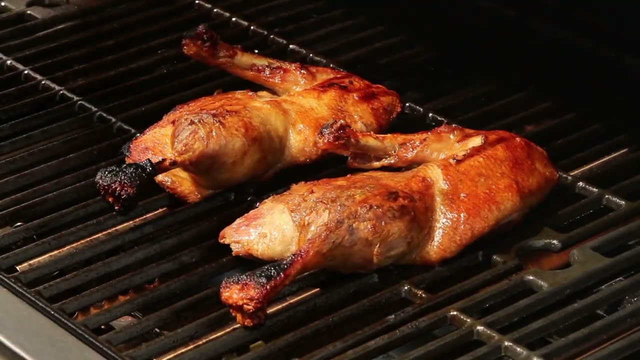 Grilled Roast Half Duck