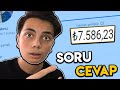 HER ŞEY GERÇEK! AYLIK NE KADAR PARA KAZANIYORUM! -SORU CEVAP