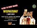 Wednesday holy mass  st  joseph the worker  1 may 2024  5th week of easter ii dailyholymass