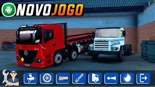 SAIU! NOVO JOGO de CAMINHÕES BRASILEIROS com OFICINA para ANDROID - BR TRUCK screenshot 5