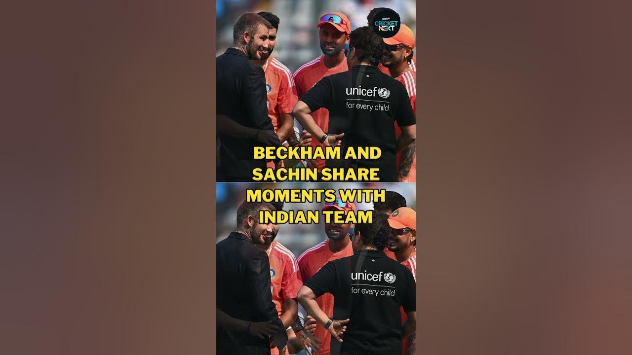 ODI World Cup 2023 IND vs NZ Semi Final: David Beckham and Sachin Tendulkar  attend India vs New Zealand semifinal