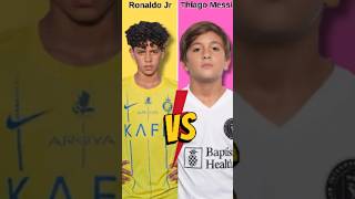 Comparison Ronaldo Jr Vs Thiago Messi