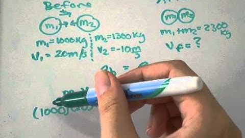 Dynamics: Objects Collide and Stick Together (Momentum)