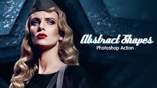 How to use Abstract Shapes Photoshop Action