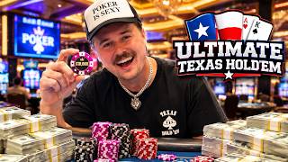 The Most INSANE Ultimate Texas Hold'em Session... (MUST WATCH)