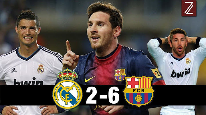 TOP 5 Partidos donde el Barcelona humilló al Real Madrid | Zicrone21