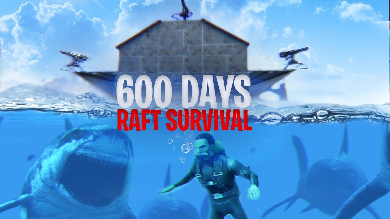 600 Days From Start To Finish Solo Raft Survival In Ark A Full Wipe ...