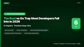 The Rust vs Go Trap Most Developers Fall Into in 2026 | #NEWIT