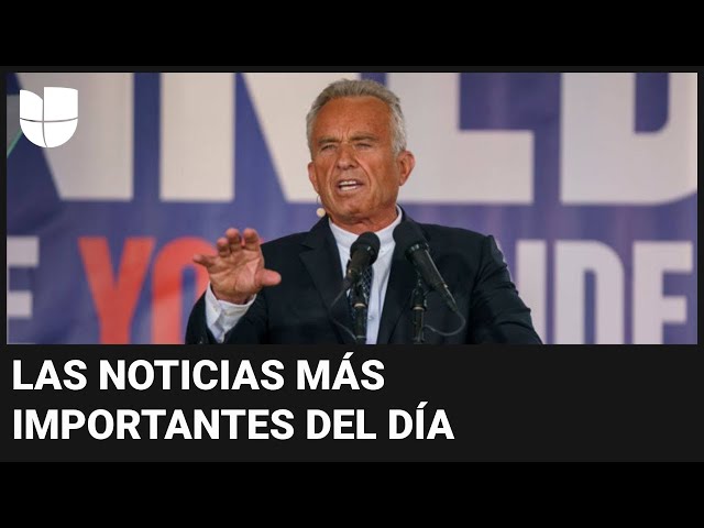 Robert Kennedy Jr. dice que parásito comió su cerebro: las noticias más importantes en cinco minutos