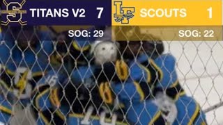 GBS Titans V2 Blue vs Lake Forest Scouts - 2023-24 AHL Game #8