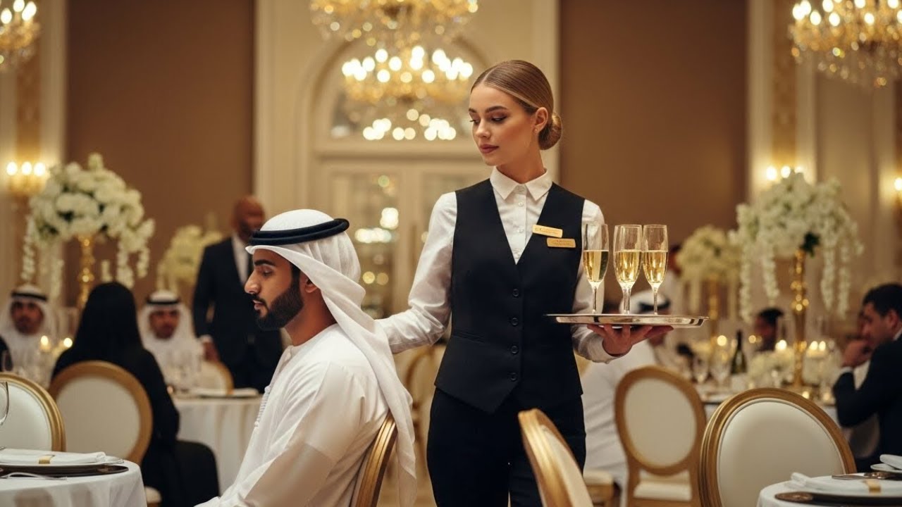 Miliardar arab era singur la nunta prietenului său până când o chelneriță superbă a apărut și...