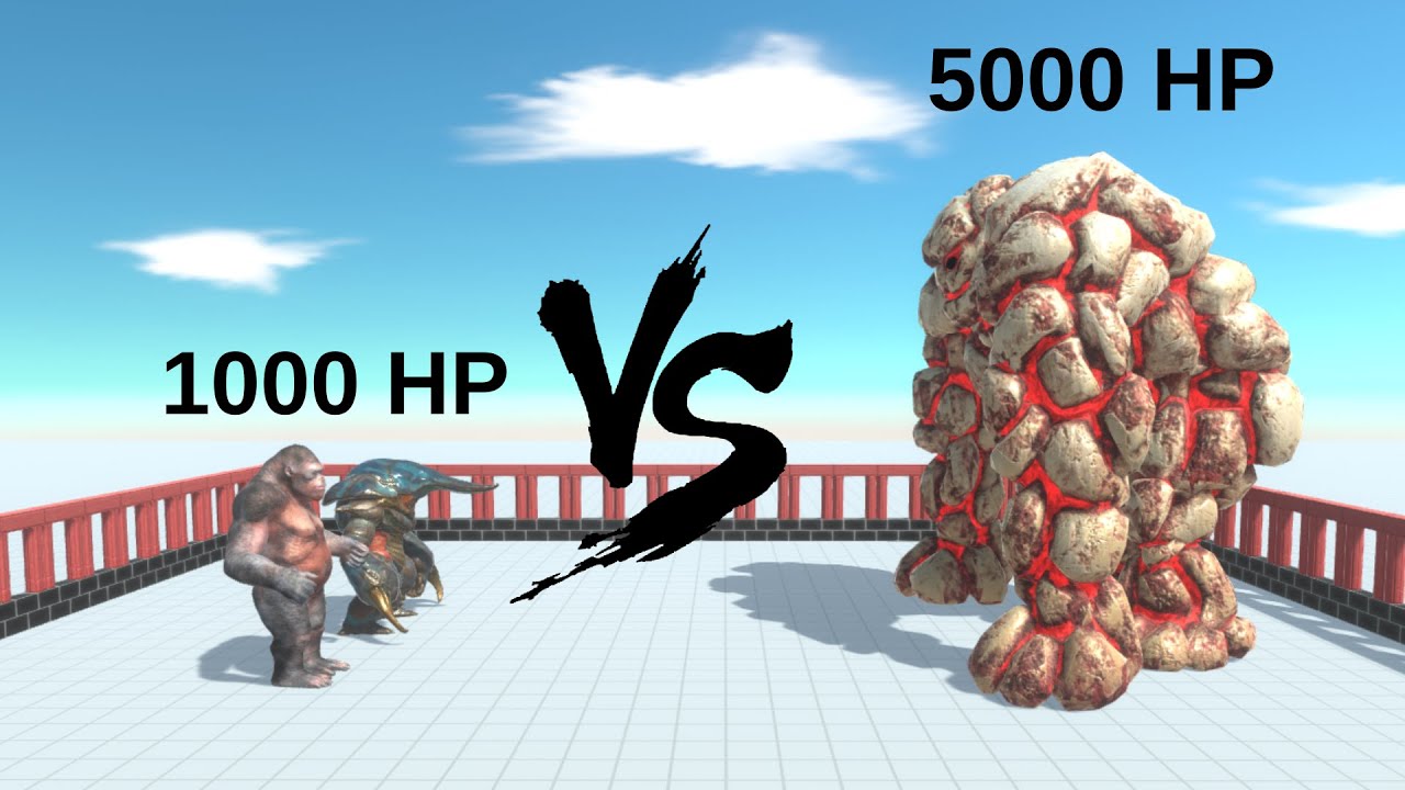 1000 HP Goro The Giant And Ranthorn Vs 5000 Every Giant Unit [Part 1] ARBS