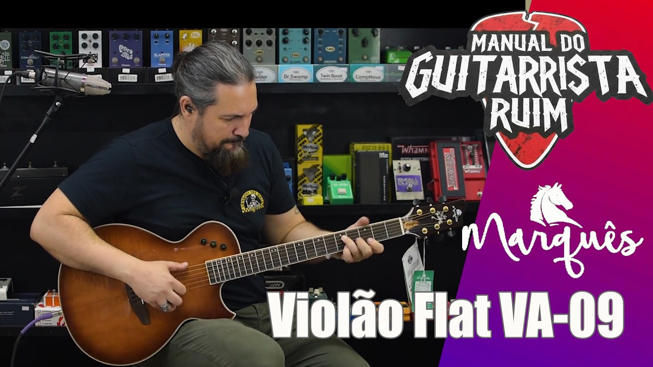 Violão Flat Aço  Marquês VA09