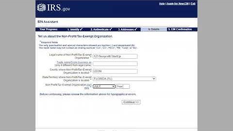 EIN Walkthrough