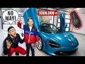 SURPRISING my DAD with his DREAM CAR! (McLAREN Reveal) | The Royalty Family