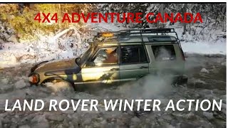 4X4 LAND ROVER OFF ROAD WINTER ACTION ! by 4x4 Adventure Canada 1,520 views 4 years ago 20 minutes