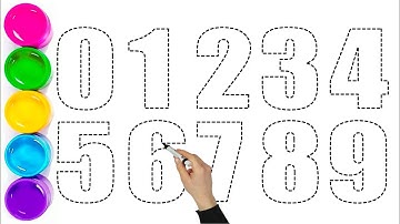 Learn Numbers l Follow the dots and write color numbers with a marker pen l  0-9 l Write Numbers