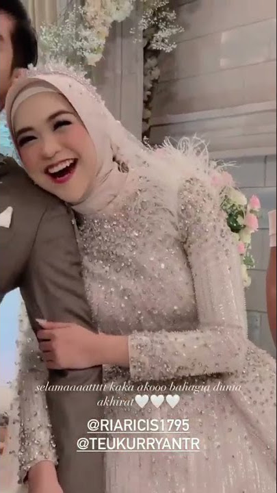 KK NISSA SABYAN,AYUS DAN KAMAL menghadiri pernikahan ria ricis