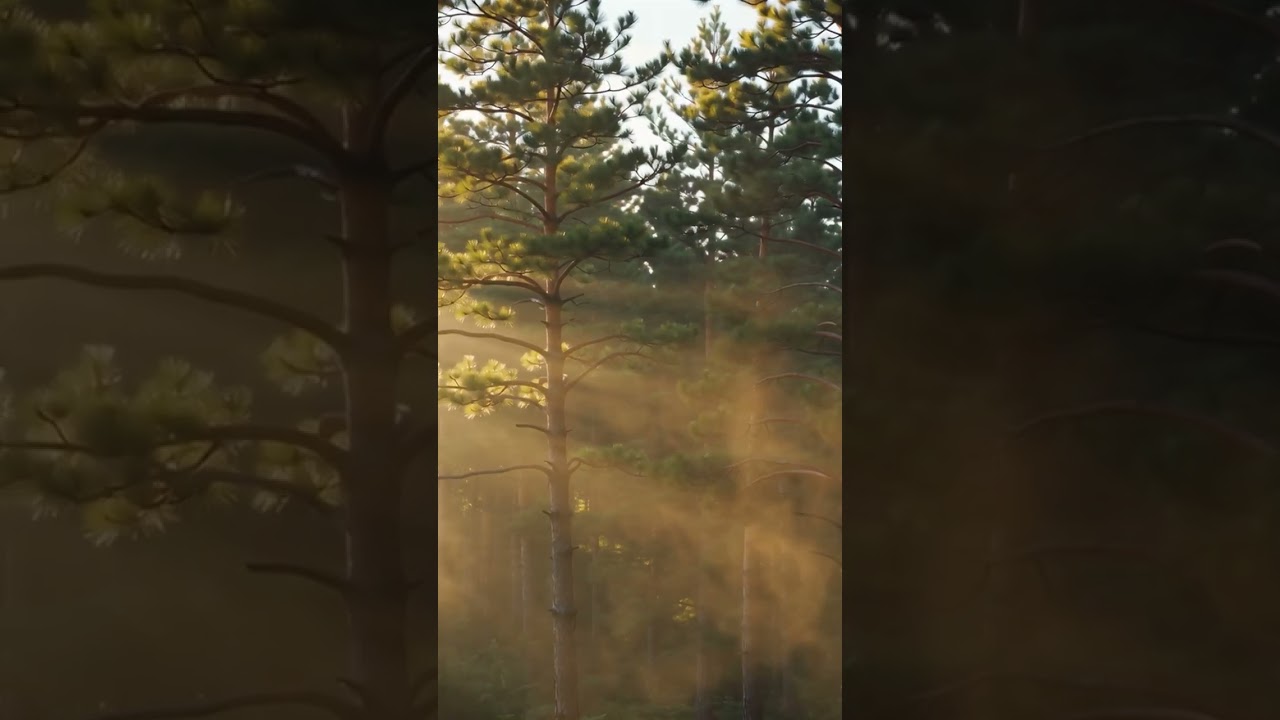 🌫️ Gentle Morning Mist for Dogs | Calming Forest Moment 