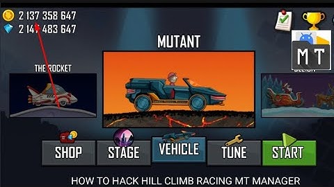 HOW TO HACK HILL CLIMB RACING WITH MT MANAGER GX MOD