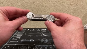 Keybar Carbon Fiber/Aluminum Molon Labe Key Organizer EDC Tool Unboxing!