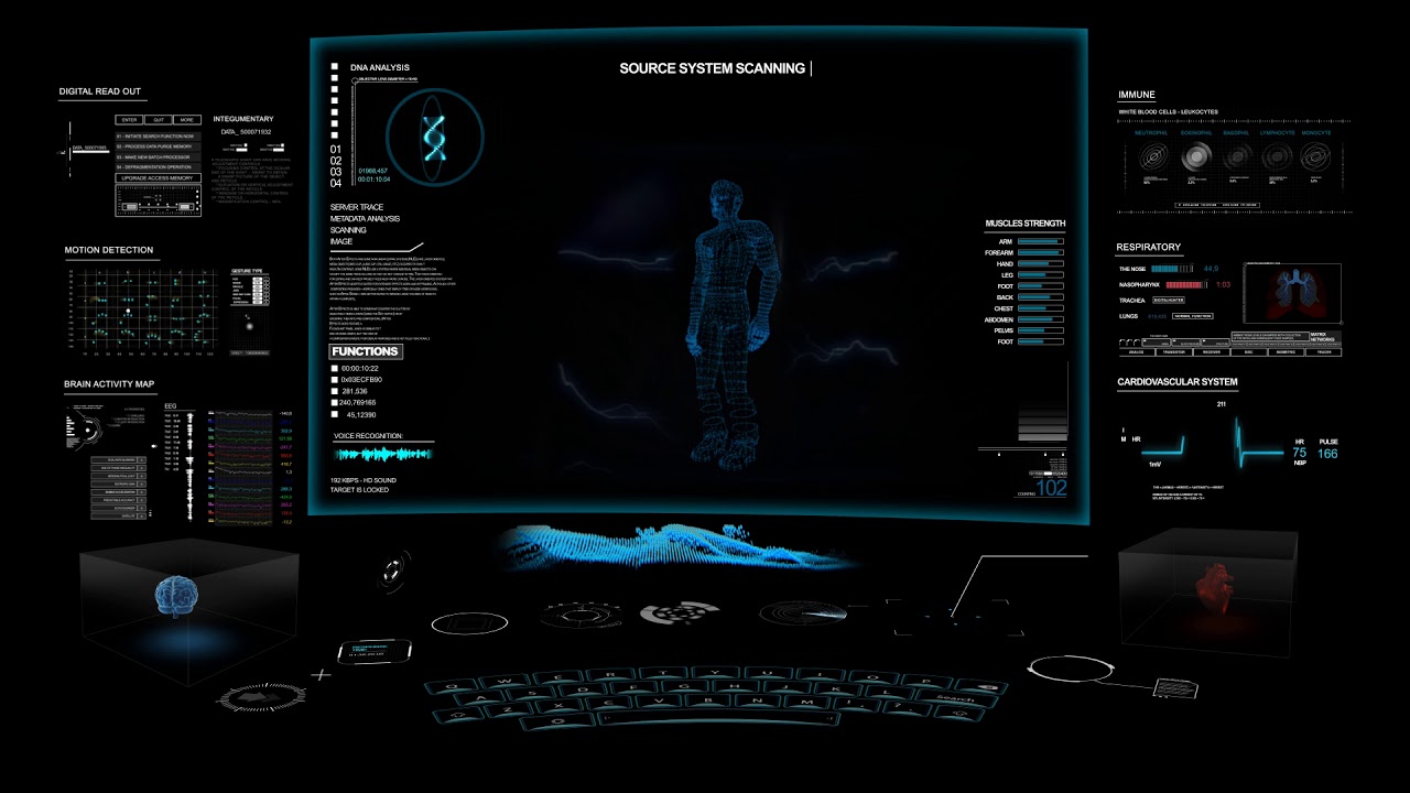 Humanhud System Futuristic Human HUD - YouTube