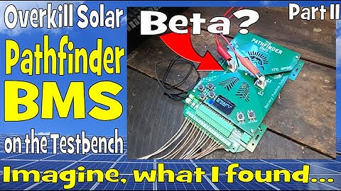 The Overkill Pathfinder BMS on the Testbench. Too much is not working...