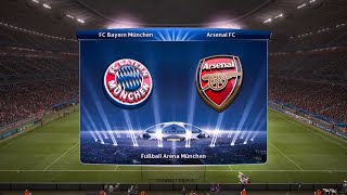 PES 2013 | Bayern Munich vs Arsenal | UEFA Champions League - Full Match & Gameplay