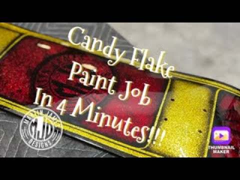 DIY Flaked Out Skateboard Deck: How to Paint Sparkle Using LiME LiNE Metal  Flake 